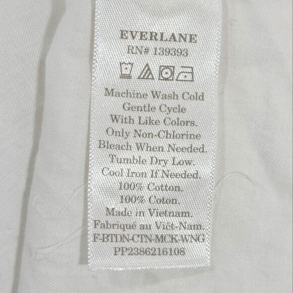 Everlane The Wing-Shoulder Mockneck Top NWT Size 14 - Picture 5 of 8